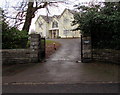 Entrance to Llanfabon House, Llanfabon in CF46 6PQ