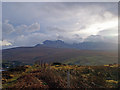 Clouds and the Cuillin at Christmas in IV47 8SX