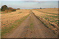 Farm track at Keisby House Farm in Lenton Keisby and Osgodby
