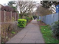 Footpath near Primary School, Springfield, Chelmsford in CM1 6JY