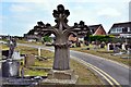 St Patrick's Church Cross, Killingbeck Cemetery, York Road, Leeds in LS14 6BG
