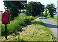 Postbox at Little Gidding in Little Gidding