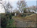 Gateway to former railway trackbed in Marefield