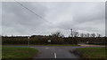 A country T junction in CV7 8ED