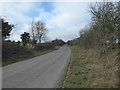 Minor road near Bailey Hill Farm in SN8 2LQ