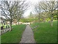 Churchyard path, Stoke St Mary in TA3 5SU