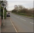 Speed camera sign, Lodge Road, Caerleon in NP18 3EZ