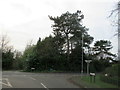 Baccabox Lane Junction With Packhorse Lane Hollywood in B47 6NG
