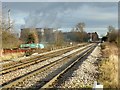 Looking north east from Linwith Lane level crossing in DN14 9FW