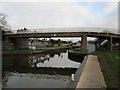 Footbridge and Top Lock. Mexborough Cut in DN12 4LA