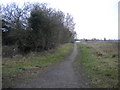 Path across meadow, Coalville in LE67 3HE