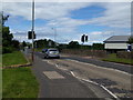 The A922 passing Loch Leven school, looking north in KY13 8BU
