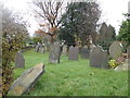 Gravestones at St Paul's Churchyard, Pentre Broughton in LL11 6ES