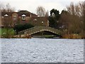 Footbridge by the lake at Lakeside in DN4 5PL