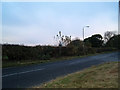 Road junction near Brierley Gap in WF9 3EH