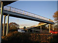 Hainault: A1112 Romford Road footbridge in IG6 3ST