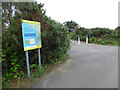 Ayrshire Coastal Path sign in KA9 1UR