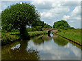 Canal and Little Onn Bridge in Staffordshire in ST20 0AY