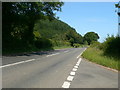 The A483 Aberaeron to Felinfach road in SA48 7RF