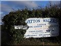 Advertising sign, adults only caravan park and coarse fishing in PE31 6BJ