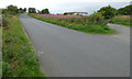 Minor road on Towns Moor in KA12 8SZ