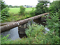 Pipeline crossing the River Garnock in KA13 7PW