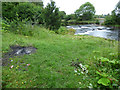 Weir on the River Garnock in KA13 7PW