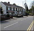 Row of four stone houses, Llantwit Road, Llantwit, Neath in SA11 3HP