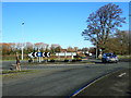 Roundabout on the B5445 in LL12 8SW