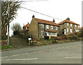 Houses and public footpath, Coach Road, Sleights in YO22 5HG