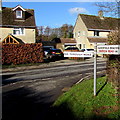 Haresfield Beacon direction sign on a Haresfield corner in GL10 3EQ