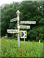 Old Direction Sign - Signpost by the A39, New Road, Cannington Parish in TA5 2JW