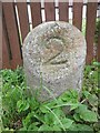 Old Milestone by the A982, Blackhouse, Peterhead Parish in AB42 3JZ