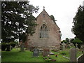 The east end of St. Mary's church, Foy in HR9 6QY