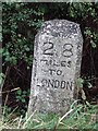 Old Milestone by Nettledon Road, south of Little Gaddesden in HP4 1PR