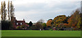 Landermere Hall: view from east, autumn colours in CO16 0NJ