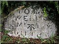 Old Milestone by the A483, Pencerrig East Lodge, Llanelwedd Parish in LD2 3TF