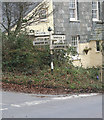 Old Direction Sign - Signpost by Four Winds Crossroads, Lamerton Parish in PL19 0LQ