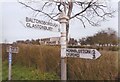 Old Direction Sign - Signpost by Lottisham Road, West Bradley Parish in BA6 8PP