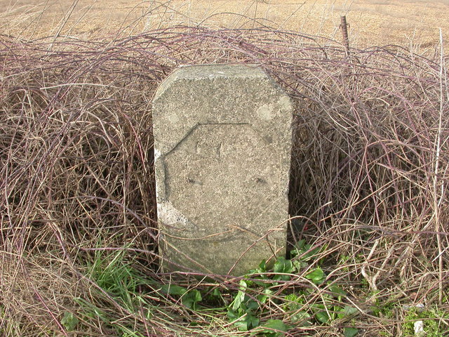 Old Milepost by the A361, Paxcroft, Hilperton Parish in BA14 7UB