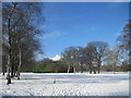 Allerton Golf Course in the snow in L25 7BG