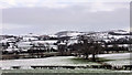 Snow-covered Fields and Hills near Pentre-Celyn in Llanfair Dyffryn Clwyd Community