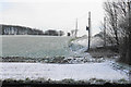 Frozen fields by Brick Wood in L35 1QR