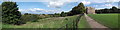 Panorama from Kings Weston gardens in BS9 2QX
