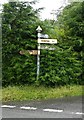 Old Direction Sign - Signpost by Holman Clavel Cross, Otterford Parish in TA3 7EA