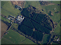 High Monkredding Plantation from the air in KA13 7QW