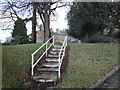 Steps up to Swinton House Club in S64 8LU