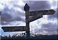 Old Direction Sign - Signpost by Orchard Lea Cottages, East Pennard Parish in BA4 6RR