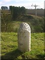 Old Milestone by the B9001, Largue, Forgue Parish in AB54 6HS