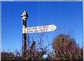 Old Direction Sign - Signpost by Wildcountry Lane, Barrow Gurney Parish in BS48 3SE